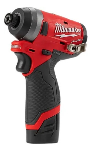 Atornillador de impacto inalámbrico Milwaukee M12 Fuel 2553-259AX rojo