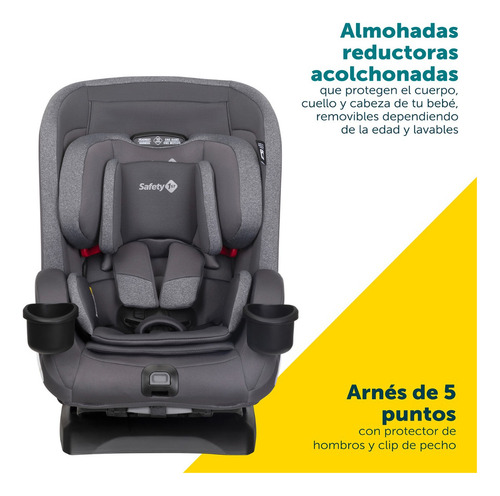 Autoasiento Safety 1st Slim Ride 4 En 1 Gris Slim Ride 4 En 1 Gris