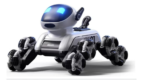Perro Robot Intelihente Perro Inteligente Robot Blanco - Negro