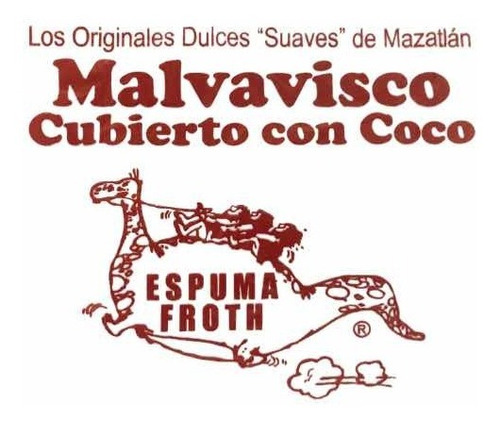 Originales Suaves De Mazatlán Malvavisco 12 Bolsas/50 Piezas