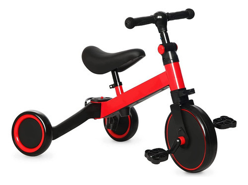 Triciclo Para Niños 3 En 1 Bicicleta Con Pedales Equilibro