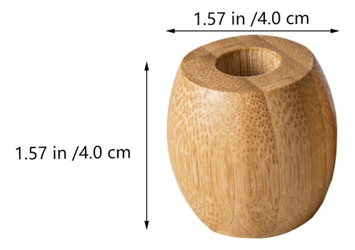 Base De Soporte Eléctrico De Madera, 4 Piezas