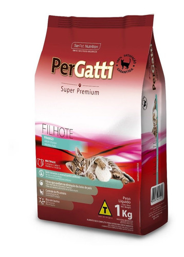 Ração Pergatti Super Premium Filhotes Frango 11kg