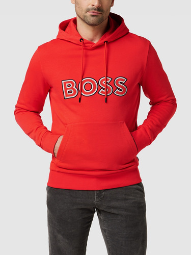 Sudadera Con Gorro Boss Seeger Hombre Hoodie Casual Original