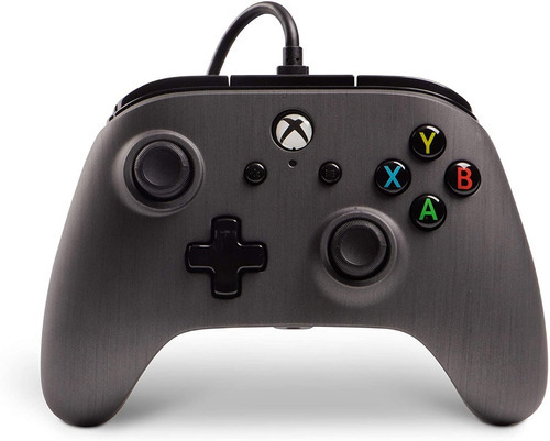  Control Alambrico Xbox One Brushed Gunmetal (en D3 Gamers) Color Negro