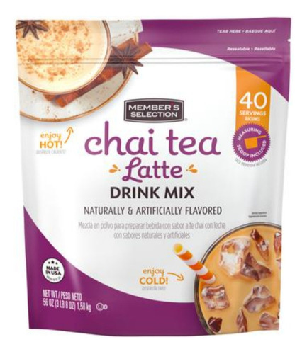 Té Chai Latte Cremoso  1,58kg