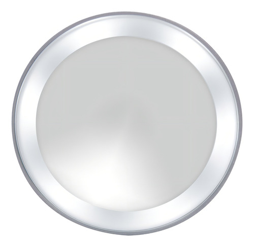 Mini Espejo Con Luz Led Y Aumento De 15x Tweezerman Color Del Marco Blanco