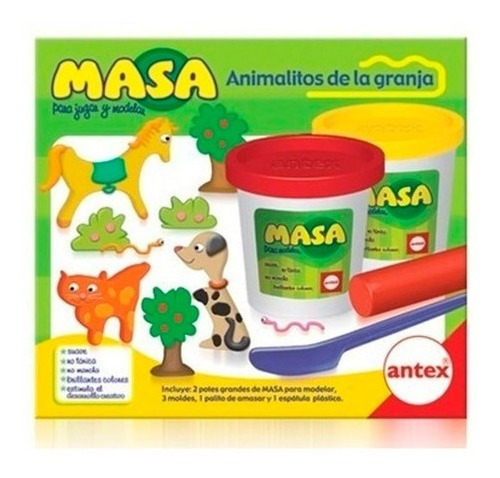 Antex Masa Animalitos De La Granja 2121