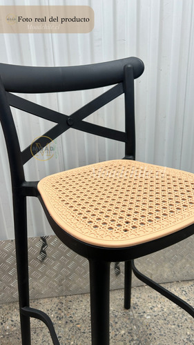 Taburete Crossback Danubio Piso De Bar Terraza Arizona 75 Cm