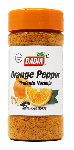 Badia Condimento Naranja Y Pimienta 184.3g Usa Sin Tacc