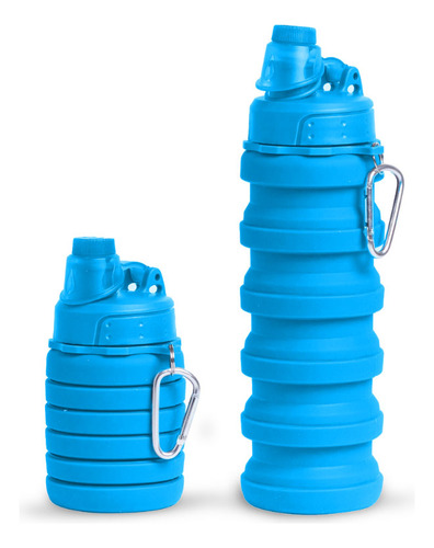 Botella Plegable Azul 500 Ml Pro Outdoor Azul