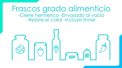 Frascos De Vidrio 125 Ml 4 Oz (36 Piezas) Conserva Recuerdo