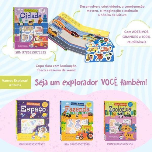 Vamos Explorar! Cidade, De Imagine That Group. Editora Happy Books, Capa Mole Em Português