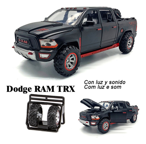 Chrysler Dodge Ram Trx Camioneta Miniatura Metal Coche 1/32