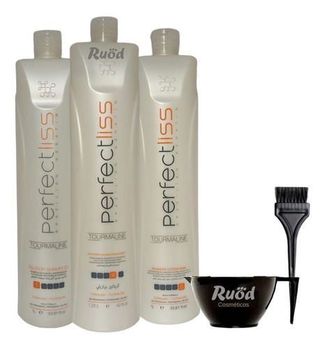 Kit Escova Progressiva Perfect Liss Turmalina Visat Hair 