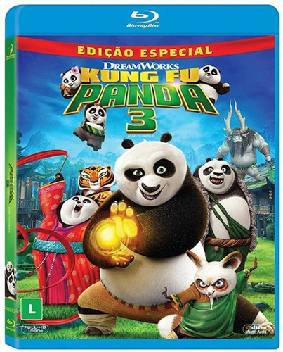 Blu-ray Kung Fu Panda 3 (novo)