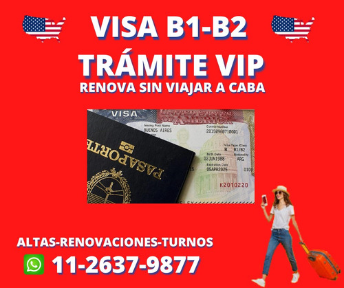 Imagen 3 de 10 de Visas Estados Unidos - Usa - Altas - Renovaciones - Turnos
