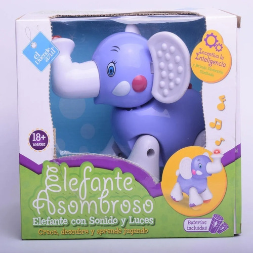 Elefante Arrastre Musical Asombroso Bebé Dumbo El Duende Azl