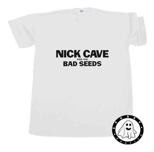 Remera Nick Cave And The Bad Seeds Logos Algodón Premium