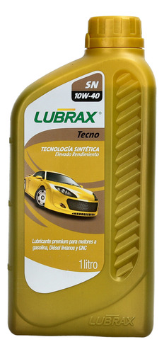 Aceite Lubrax Tecno 10w40 Semi Sintetico 1 Lt