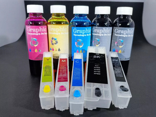 Kit Cartucho Rellenable Compatible Epson Expression Xp 830
