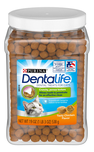 Golosinas Dentales Para Gatos Sabor Pollo 538 Gramos