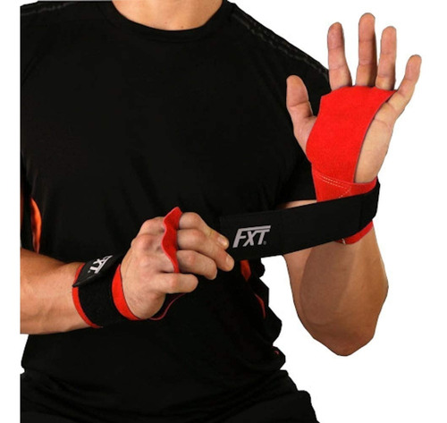Fxt Calleras/hand Grip Pro De Carnaza De Piel Crossfit, Gym