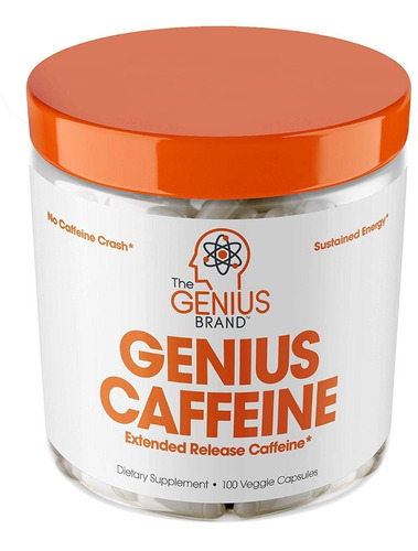 Pastillas Cafeína Pura Genius Microencapsulado Max Absorcion