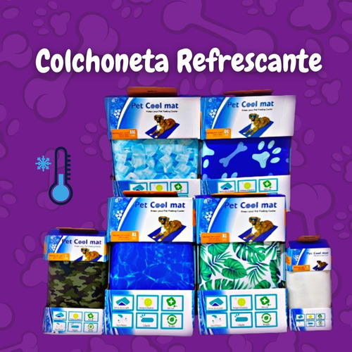 Colchoneta Refrescante M, L, Xl /pet Cool Mat Mascotas Perro