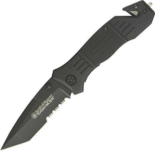 Smith & Wesson Swfr2s 8 Pulgadas De Alto Carbón Cuchillo Ple