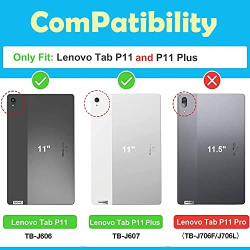 Funda Con Teclado Retroiluminado Nanhent For Lenovo Tab P11