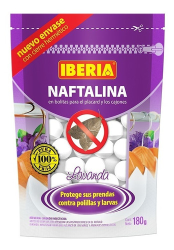 Naftalina Iberia De Lavanda X200grs (cod. 3391)