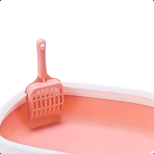 Caixa De Areia Para Gatos Aberta Sanitário C/ Pá 40x34x12
