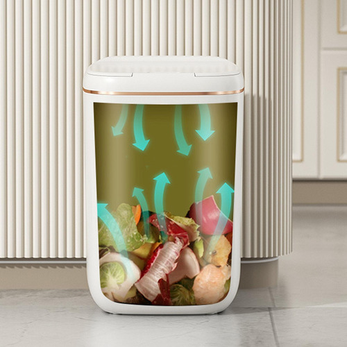 Bote De Basura Para Baño Bote De Basura Sin Y Dorado 20l