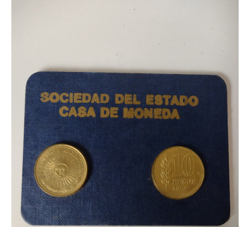 Edición Lanzamiento Moneda Argentina 10 Pesos 1978
