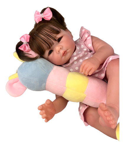 Boneca Reborn Menina Super Realista Pode Molhar