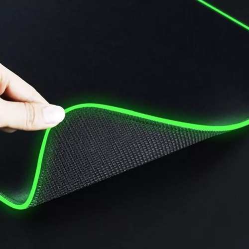 Mouse Pad Gamer Luz Rgb Antideslizante Glowing Cool