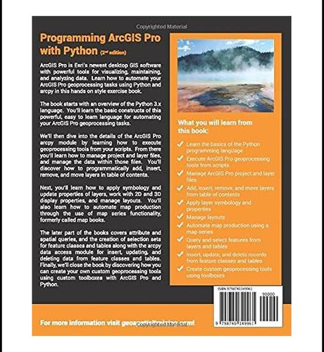 Programación De Arcgis Pro Con Python (segunda Edición)