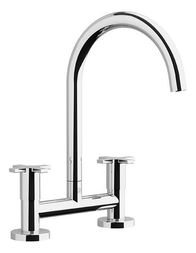 Griferia Cocina Fv 0428/d7 Mesada Alerce Cromo Cromado