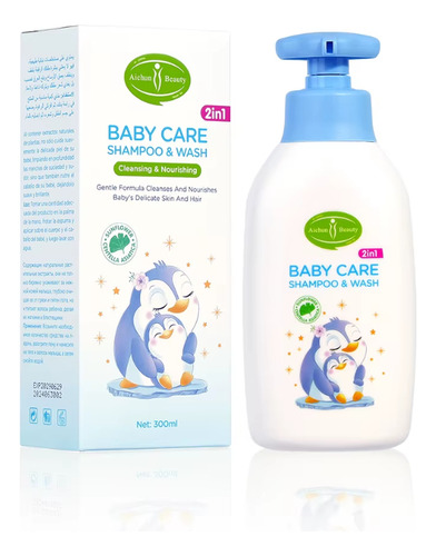 Shampoo Y Gel Baby Care-formula Para El Cabello Y Cuerpo