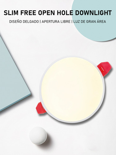 1 Unidades Lámpara Plafón Led De Techo10w/90mm,luz Cálida