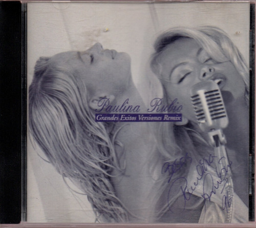 Cd Paulina Rubio Grandes Exitos Versiones Remix