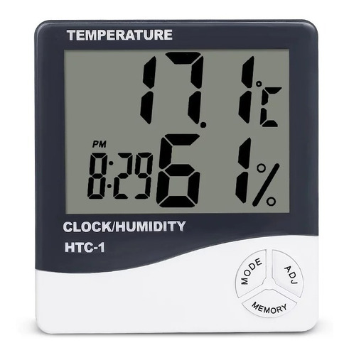 Reloj Con Alarma, Medidor Temperatura, Humedad