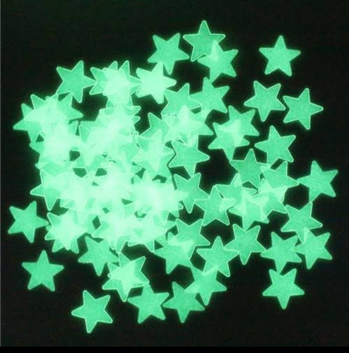Estrellas Luminosas X100 Brillan En La Oscuridad Techo Pared