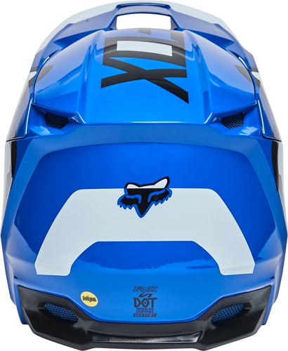 Imagen 4 de 5 de Casco Motocross Fox - V1 Lux #28001 - Azul