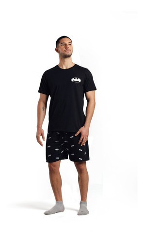 Pijama Algodón Hombre Verano Batman C1 Top