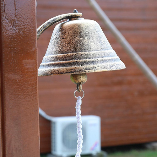 Campana De Puerta De Casa De Hierro Fundido De Metal