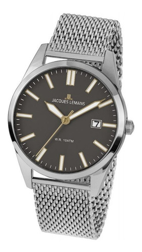 Reloj Jacques Lemans Hombre De Lujo En Acero