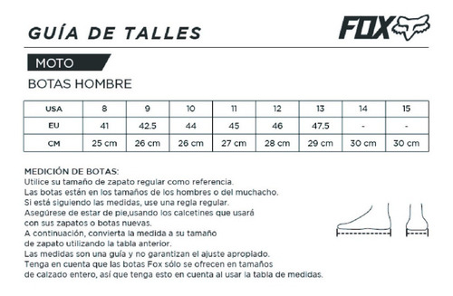 Imagen 6 de 8 de Botas Motocross Fox Comp X #24012-001