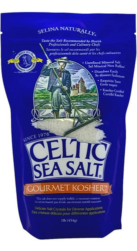 Sal De Mar Celtic (celtica) Gourmet Kosher 454 Gr